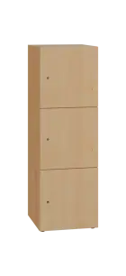 DOMINIT 33 úložná skříň 3-boxová, 1367x450x400 mm, javor horský